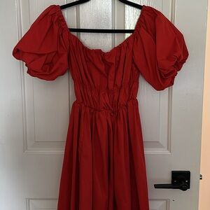 Abercrombie & Fitch Vibrant Red Skirt